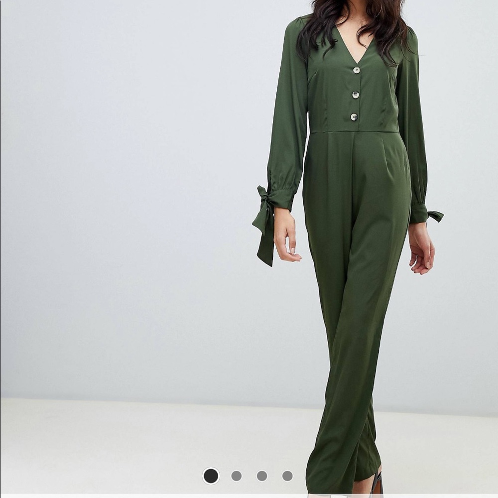 Vero Moda Tall Tie Sleeve Jumpsuit